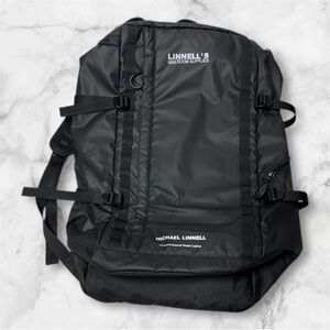 Michael Linnell MLAC-03 BK backpack in black large capacity backpack